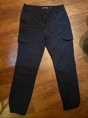 Men's black Cargo Jogger Pants Stone Falcon